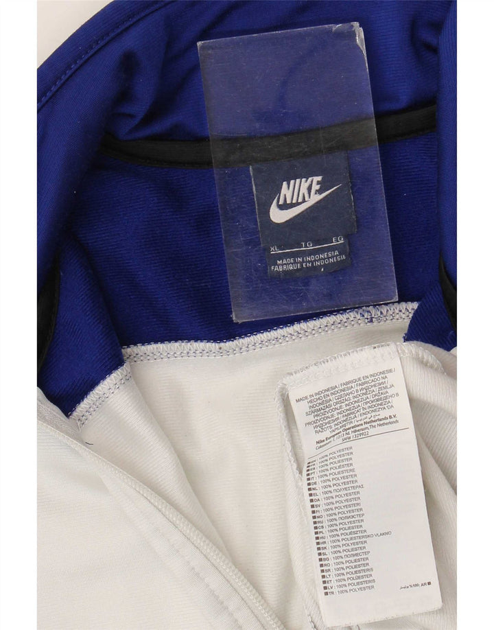 Nike - Chaqueta de chándal para mujer, talla 40, XL, color blanco, poliéster