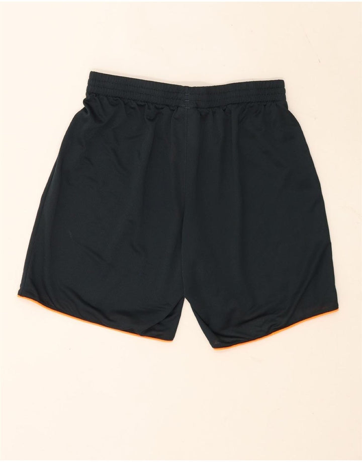 Adidas Pantalones cortos deportivos gráficos para hombre Poliéster azul marino medio