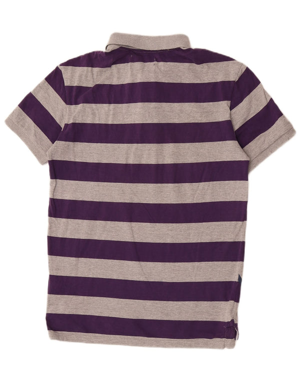 Desigual Polo Gráfico De Algodón A Rayas Gris Grande Para Hombre