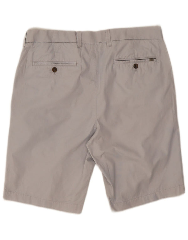 Marks & Spencer Pantalones cortos chinos para hombre W34 Algodón gris grande