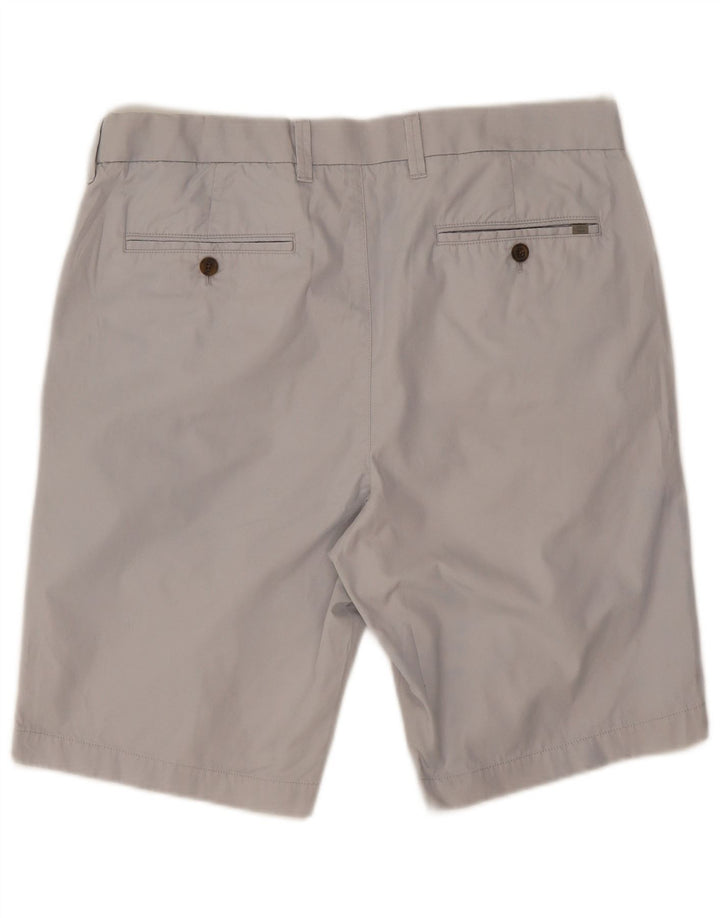 Marks & Spencer Pantalones cortos chinos para hombre W34 Algodón gris grande