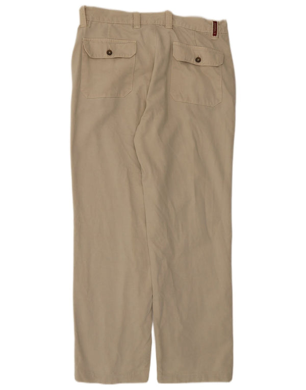 Carrera Pantalón chino regular para hombre IT 52 XL W36 L30 Algodón beige