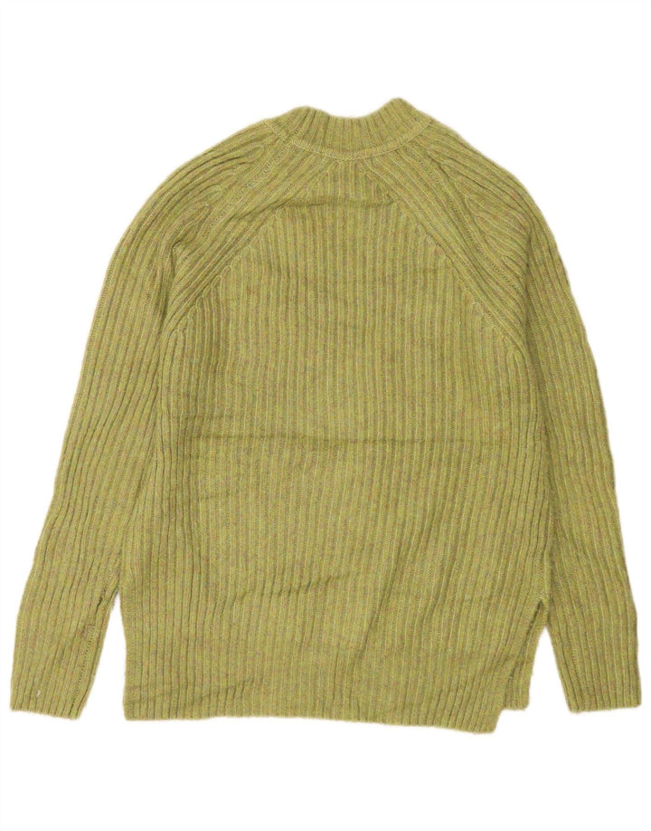Marks & Spencer Suéter con Cuello Alto para Mujer UK 10 Small Green