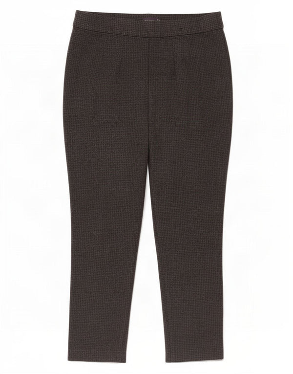Marks & Spencer Pantalones ajustados para mujer UK 40 Large W32 L27 Gris pata de gallo