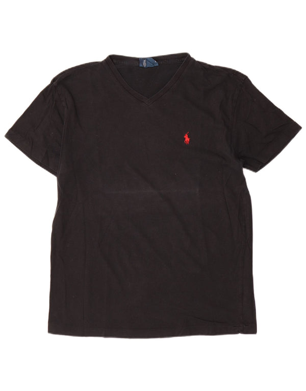 Polo Ralph Lauren Mens T-Shirt Top Small Black Cotton