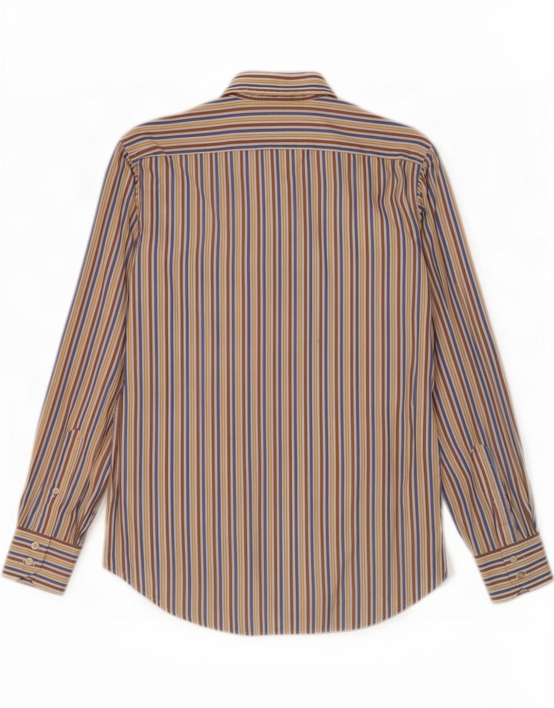 Brooksfield - Camisa ajustada para hombre, talla 39, mediana, multicolor, a rayas