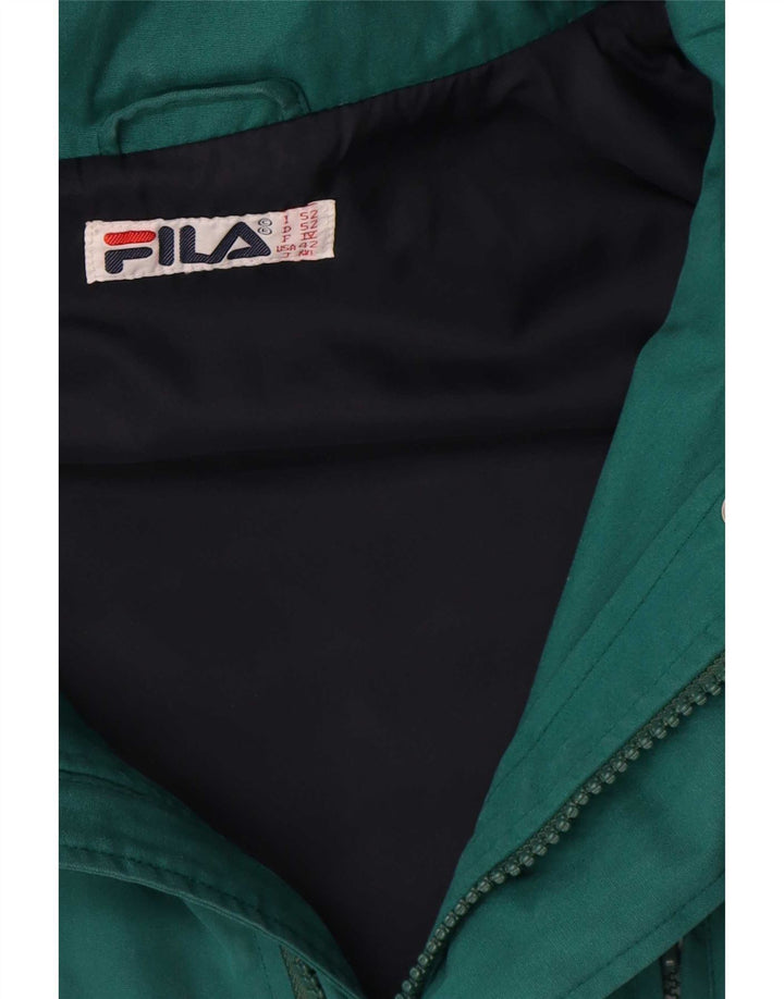 Fila Parka con capucha para hombre IT 52 2XL Verde