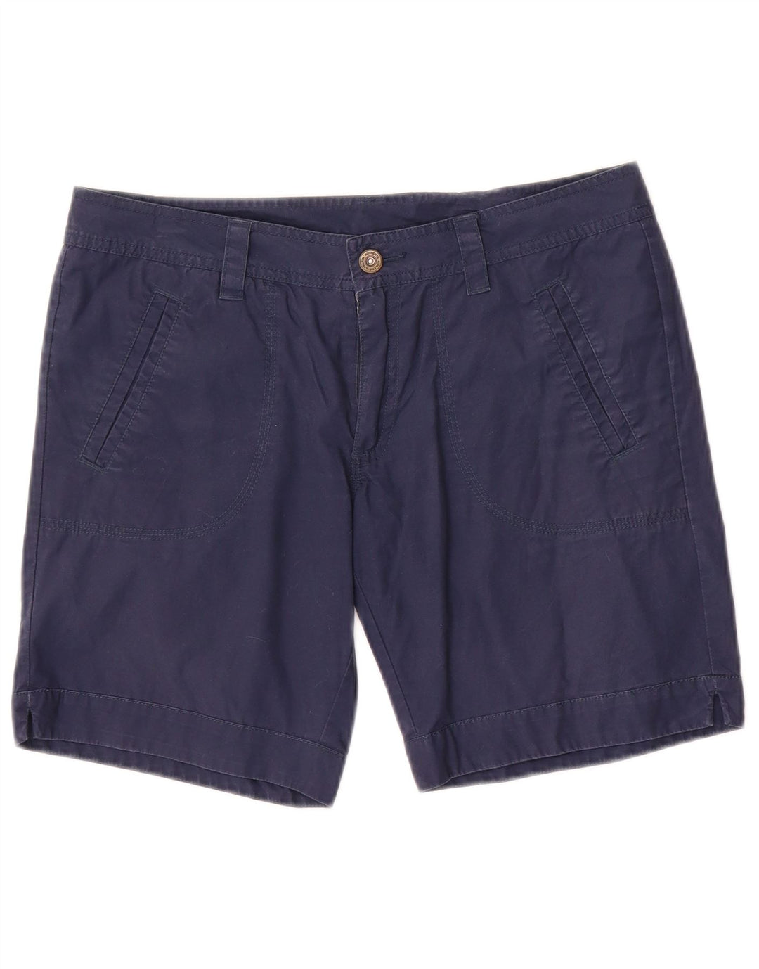 Pantalones cortos chinos Champion de cintura baja para mujer Medium W30 Azul marino