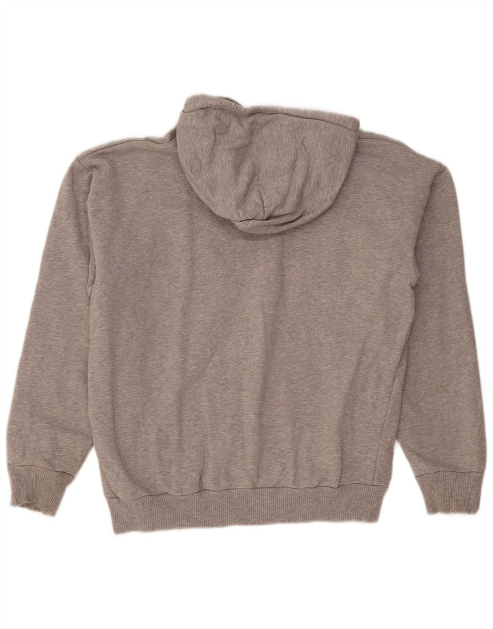 Diesel Hombre Sudadera Con Capucha Gráfica Jersey Pequeño Gris