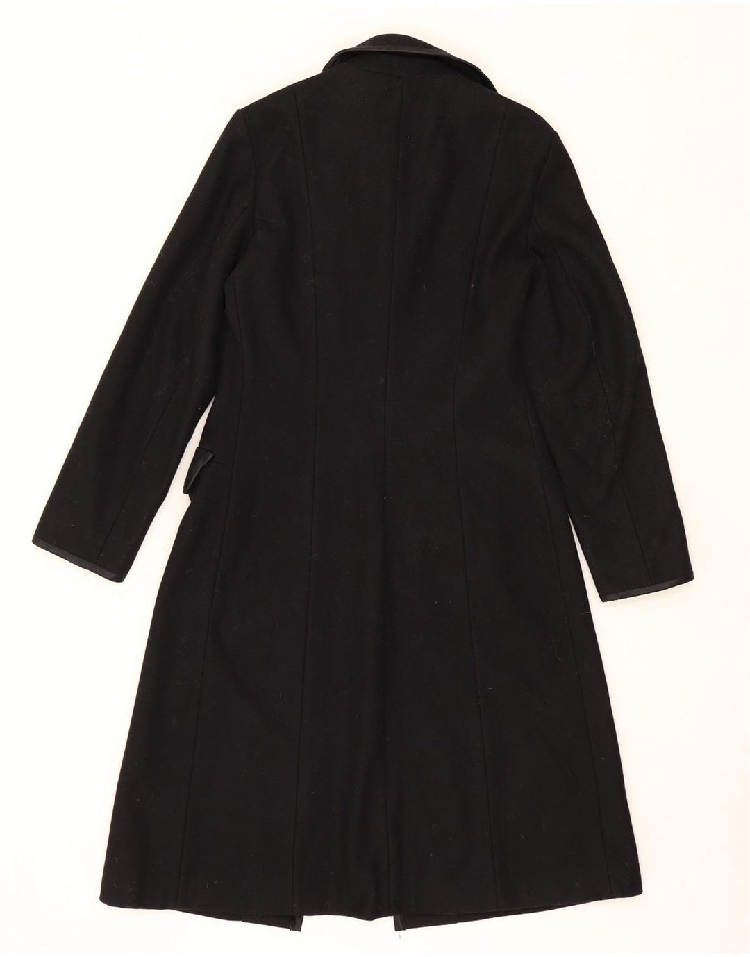VINTAGE Womens Overcoat UK 8 Small Black Vintage Vintage and Second-Hand Vintage from Messina Hembry 