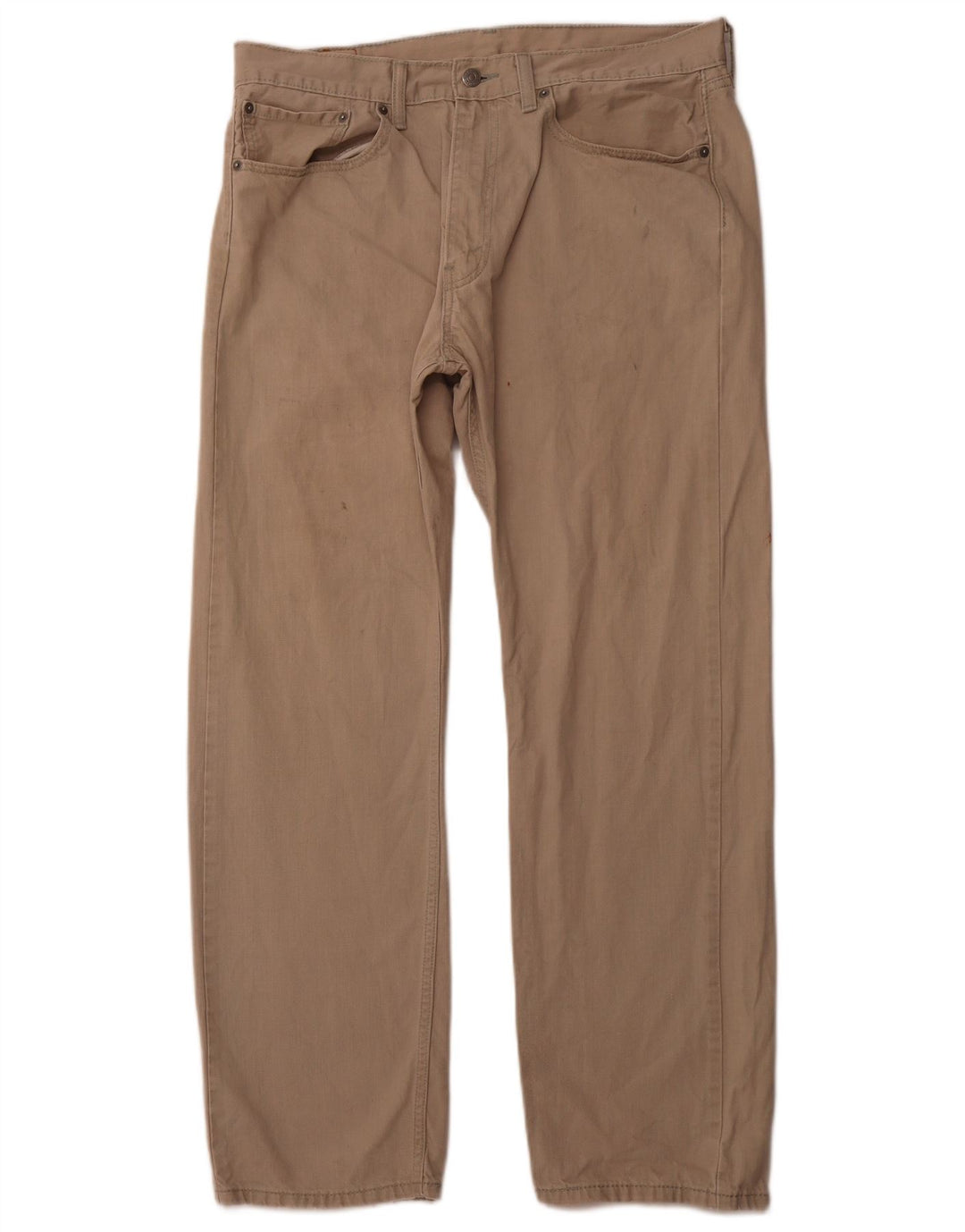 LEVI'S Vaqueros rectos 501 para hombre W36 L30 Algodón beige