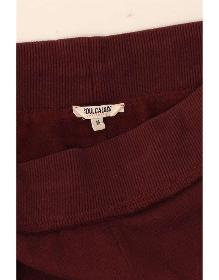 SOULCAL&CO Mens Tracksuit Trousers Joggers Medium  Maroon Cotton Vintage SOULCAL&CO and Second-Hand SOULCAL&CO from Messina Hembry 