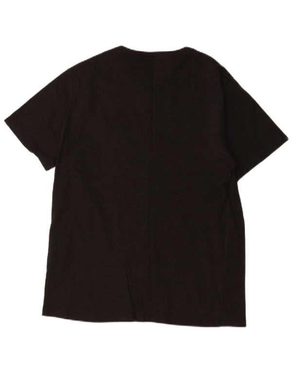 Levi's Camiseta estándar para hombre Top mediano de algodón negro