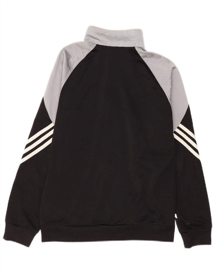 Adidas Chaqueta de chándal para niño 13-14 años XL Negro Colorblock Poliéster