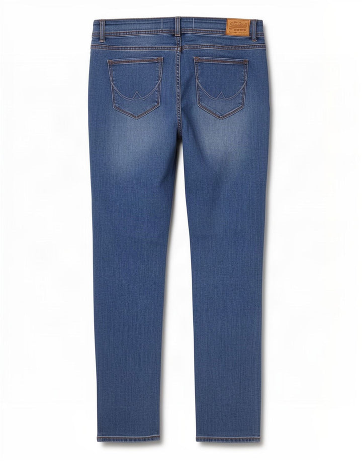 Superdry Mujer Imogen Slim Jeans W32 L30 Algodón Azul