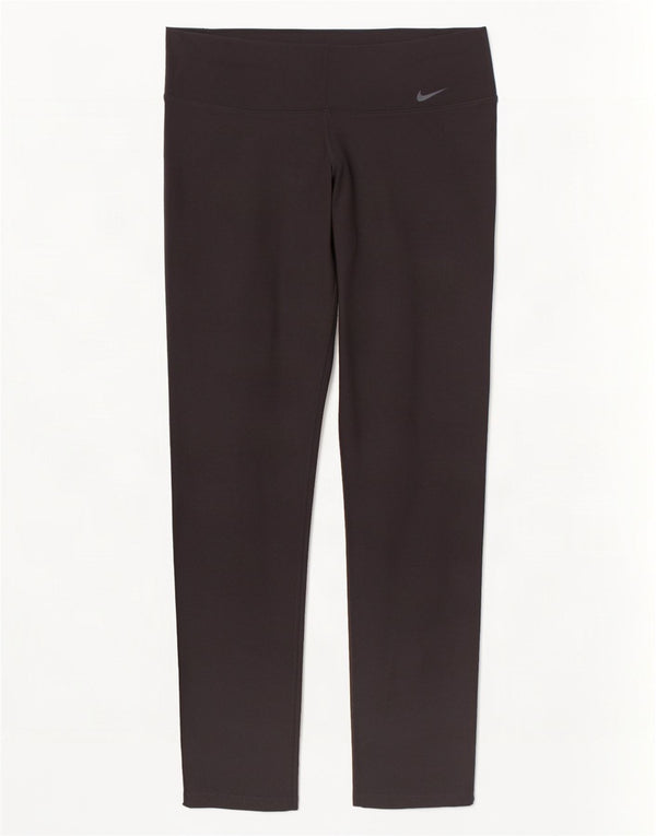 Nike - Leggings capri Dri Fit para mujer, talla 40, poliéster negro grande