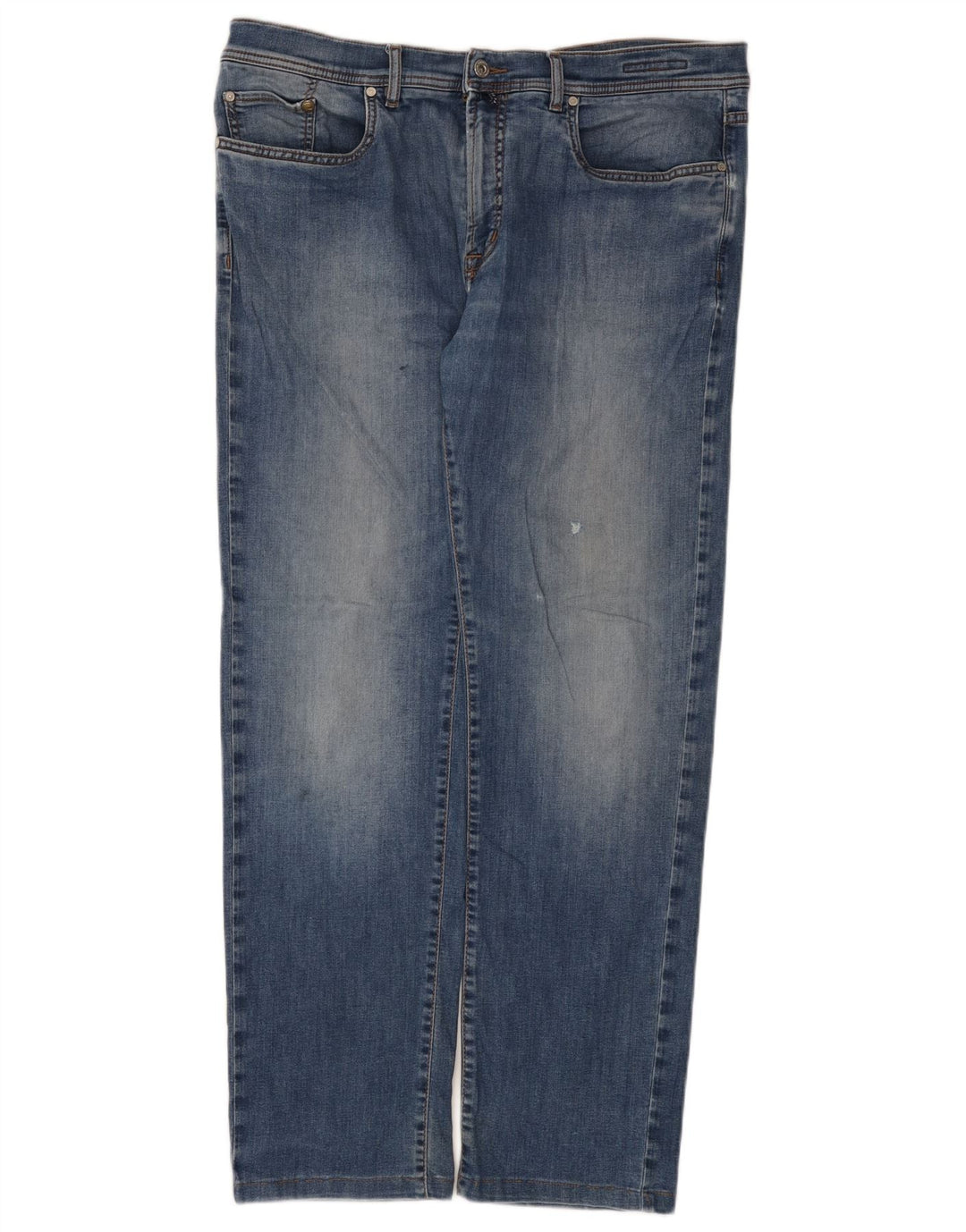 Vaqueros rectos para hombre Pierre Cardin W38 L32 Algodón azul