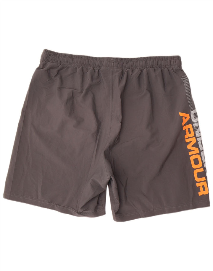 Under Armour Pantalones cortos deportivos gráficos para hombre XL Gris