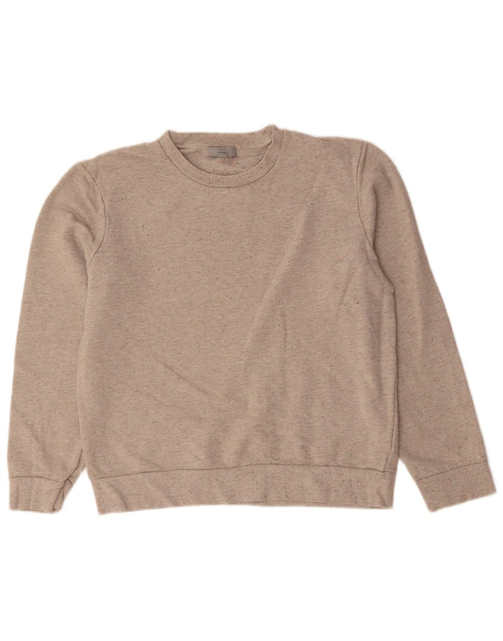 Cos Sudadera para mujer Jumper UK 14 Algodón moteado beige medio