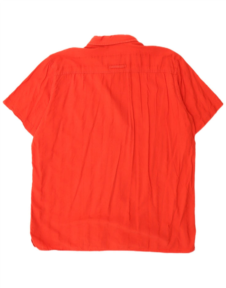 Camisa de manga corta para hombre Camel Active 2XL Algodón rojo