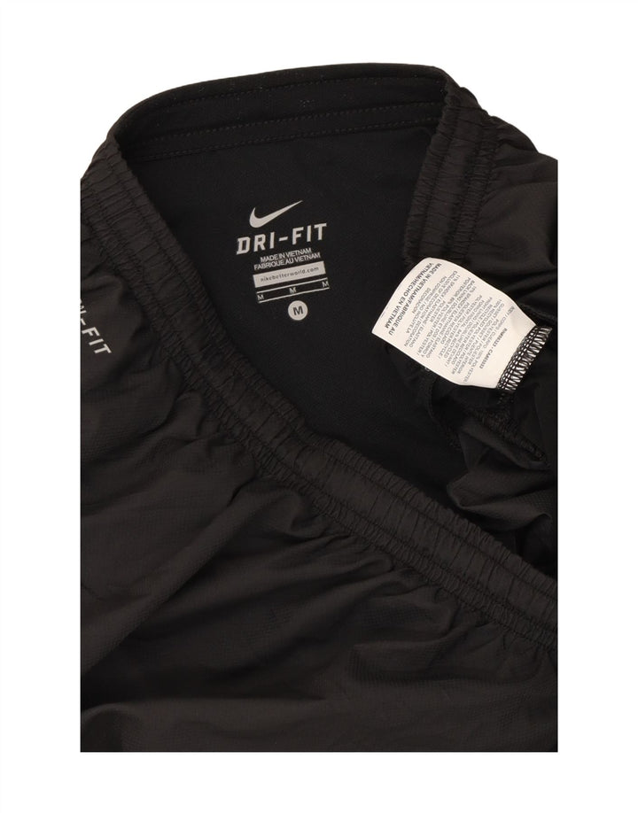 Pantalones cortos deportivos Nike Dri Fit para hombre Poliéster a rayas negras medianas