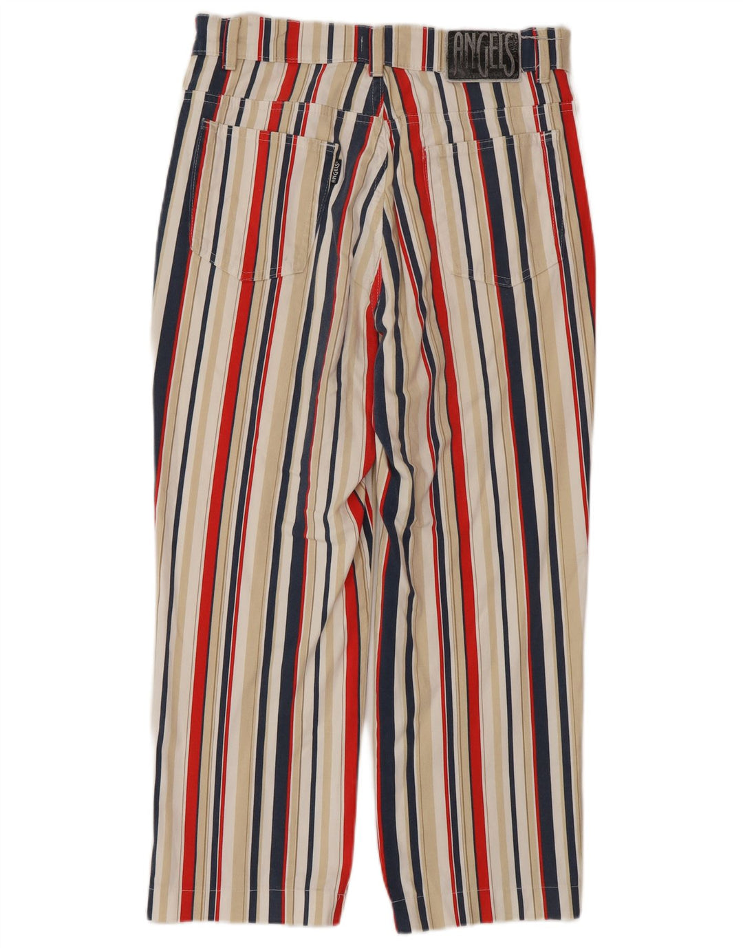 ANGELS Jeans recortados para mujer EU 38 Medium W28 L25 Rayas multicolores