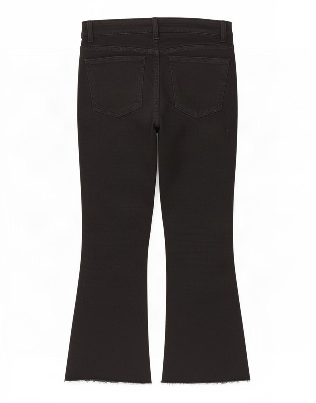 Zara Mujer Crop Bootcut Jeans EU 40 Medium W30 L25 Negro