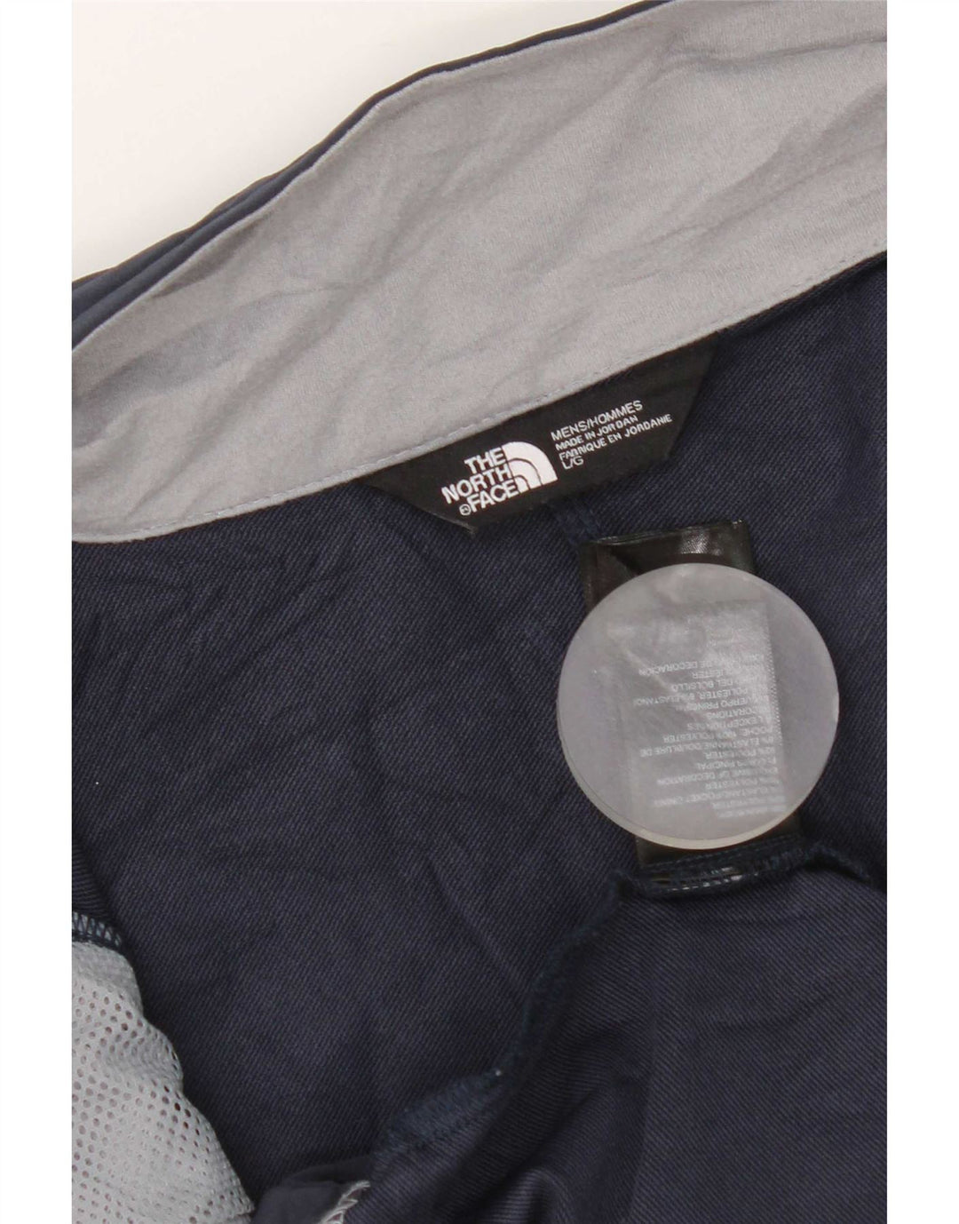 The North Face Chaqueta superior de chándal para hombre Poliéster con bloques de color gris grande