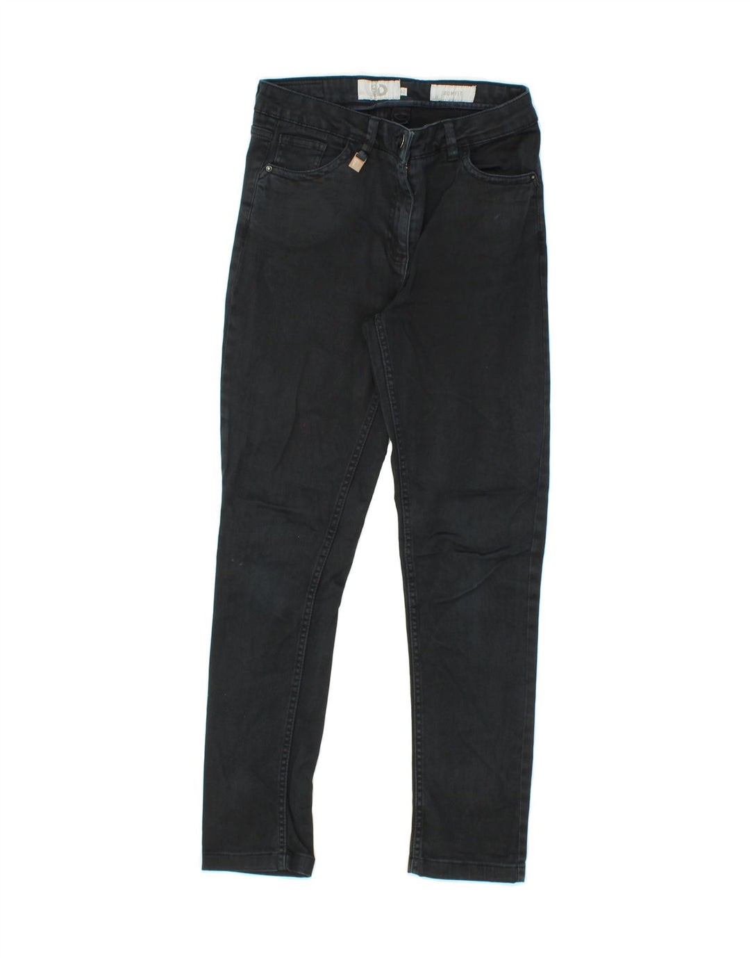 DACK'S Womens Slim Jeans IT 42 Medium W28 L27  Black Cotton Vintage Dack's and Second-Hand Dack's from Messina Hembry 