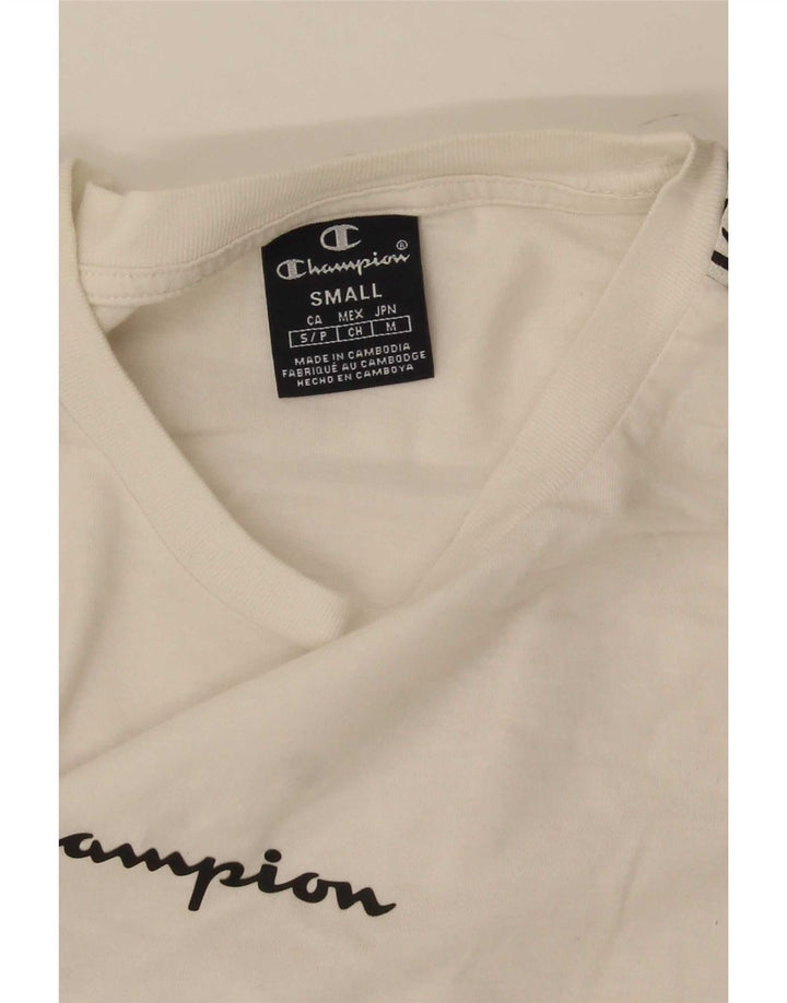 Champion Camiseta Gráfica Para Hombre Top Small Blanco Colorblock