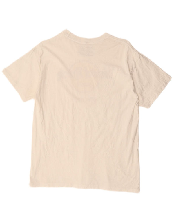 HARD ROCK CAFE Camiseta gráfica para mujer Top UK 14 Medium White Cotton