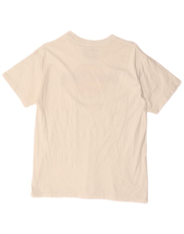 HARD ROCK CAFE Camiseta gráfica para mujer Top UK 14 Medium White Cotton