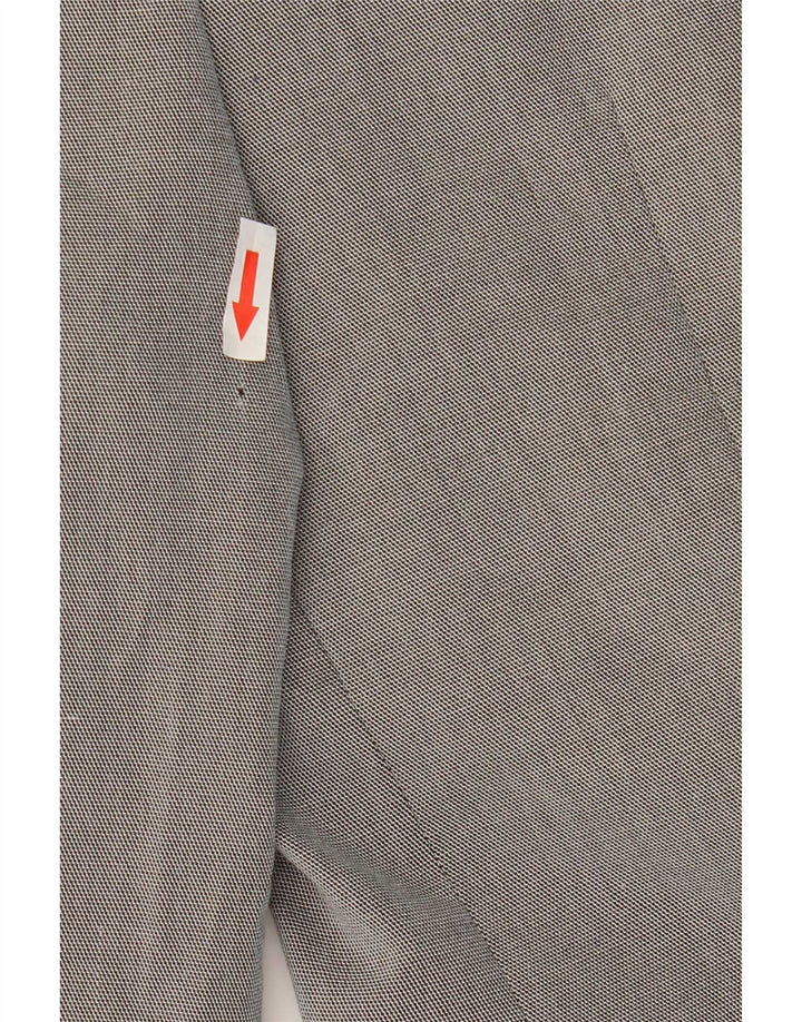 Zara Chaqueta tipo blazer con 1 botón para hombre EU 50 Gris medio