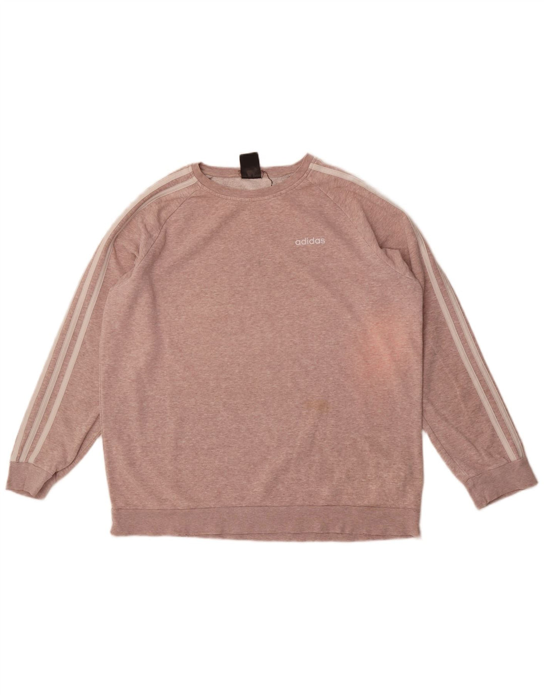 Adidas Hombre Sudadera Jumper Grande Rosa Algodón