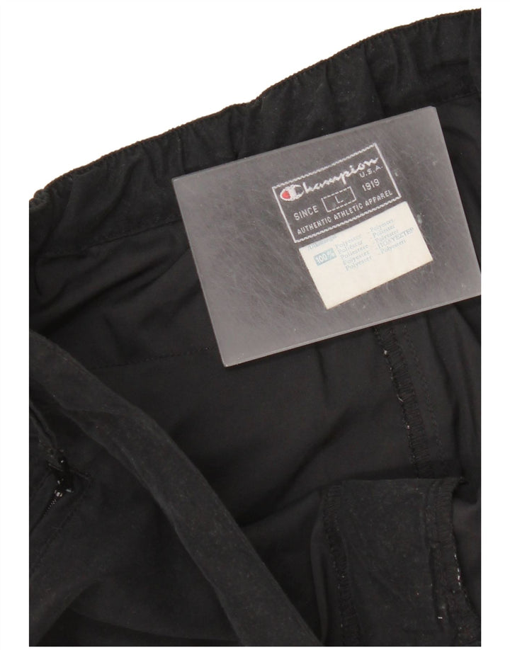 Champion Pantalón Chino Recto Para Mujer Grande W32 L32 Poliéster Negro