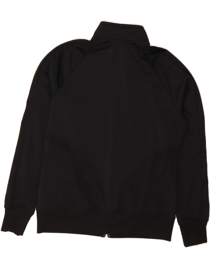 NIKE Womens Graphic Tracksuit Top Jacket UK 18 XL Black Polyester Vintage Nike and Second-Hand Nike from Messina Hembry 