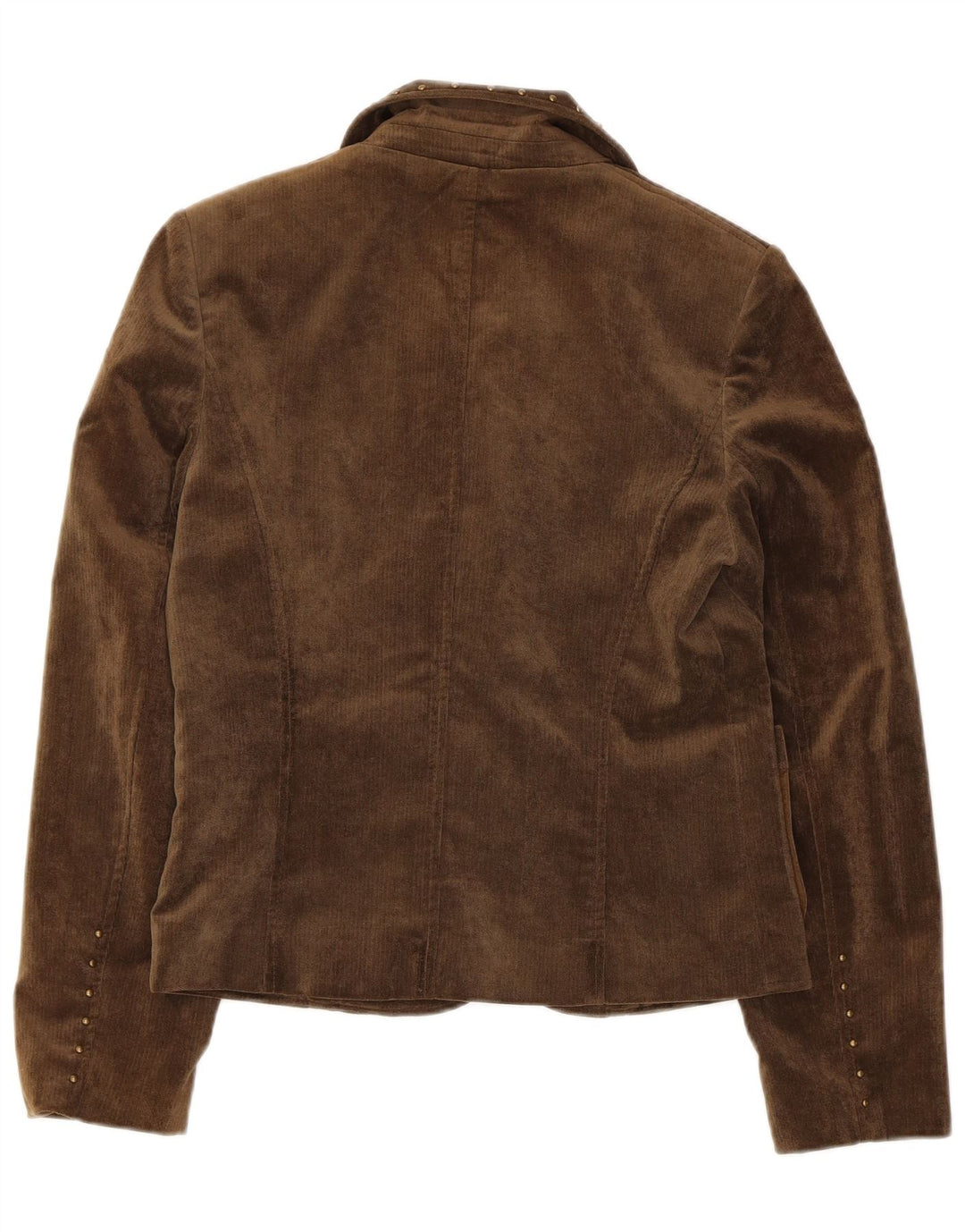 Roberta Chaqueta Blazer De Pana De 3 Botones Para Mujer IT 44 Algodón Beige Medio