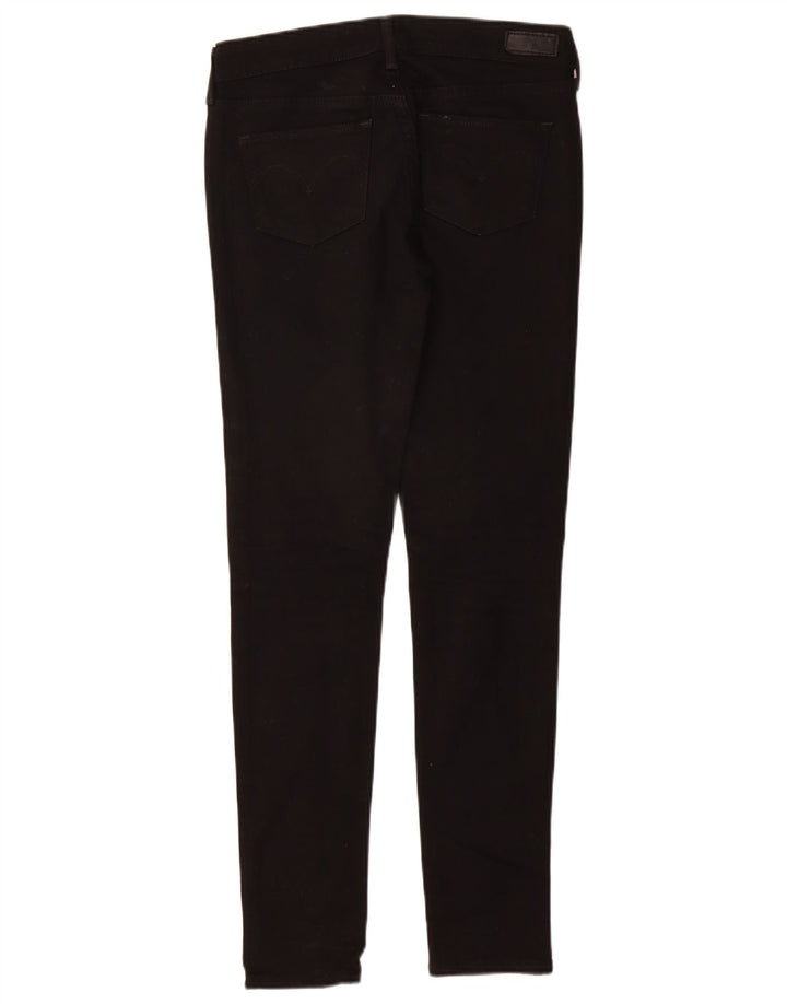 LEVI'S Jeans ajustados de tiro moderno con curva ligera para mujer W25 L30 Algodón negro