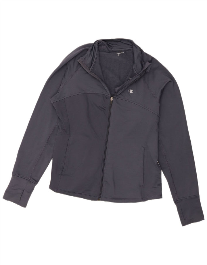 Champion Chaqueta de chándal para mujer UK 18 XL Poliéster azul marino