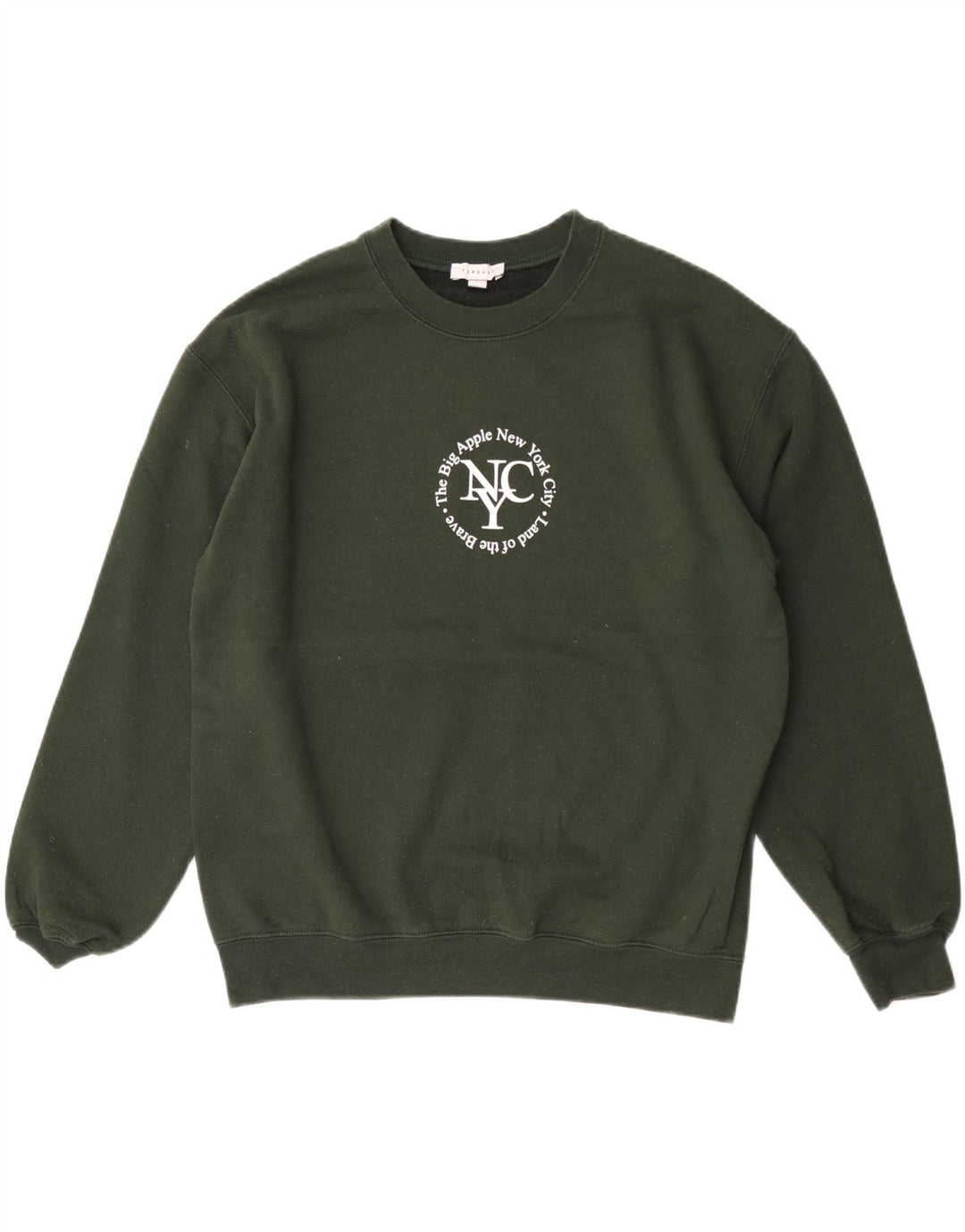 Topshop - Sudadera gráfica para mujer, talla 40, color verde medio