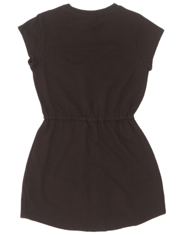 Fila Vestido básico gráfico para mujer UK 44 Mediano Algodón negro