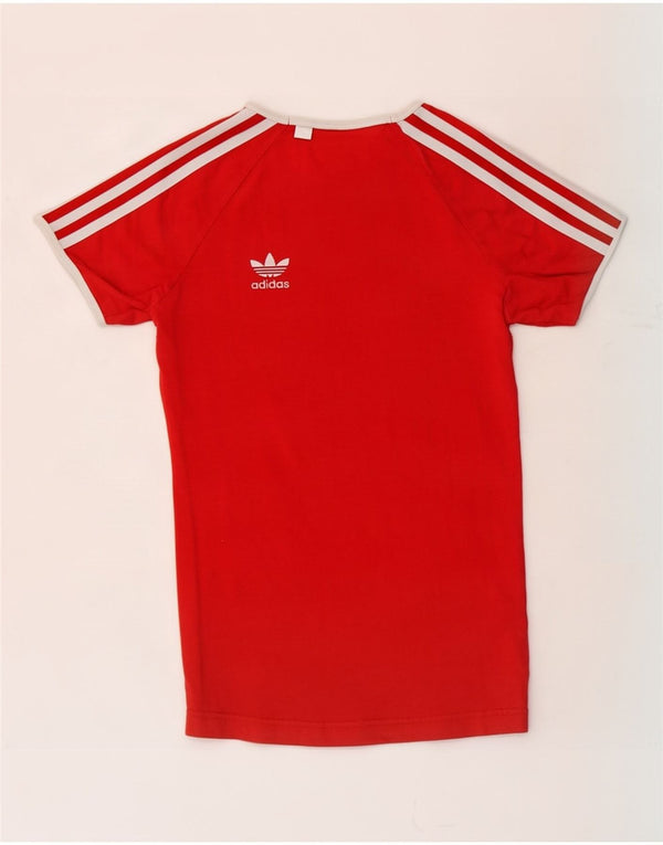Adidas Camiseta Mujer Top EU 38 Medio Rojo Algodón