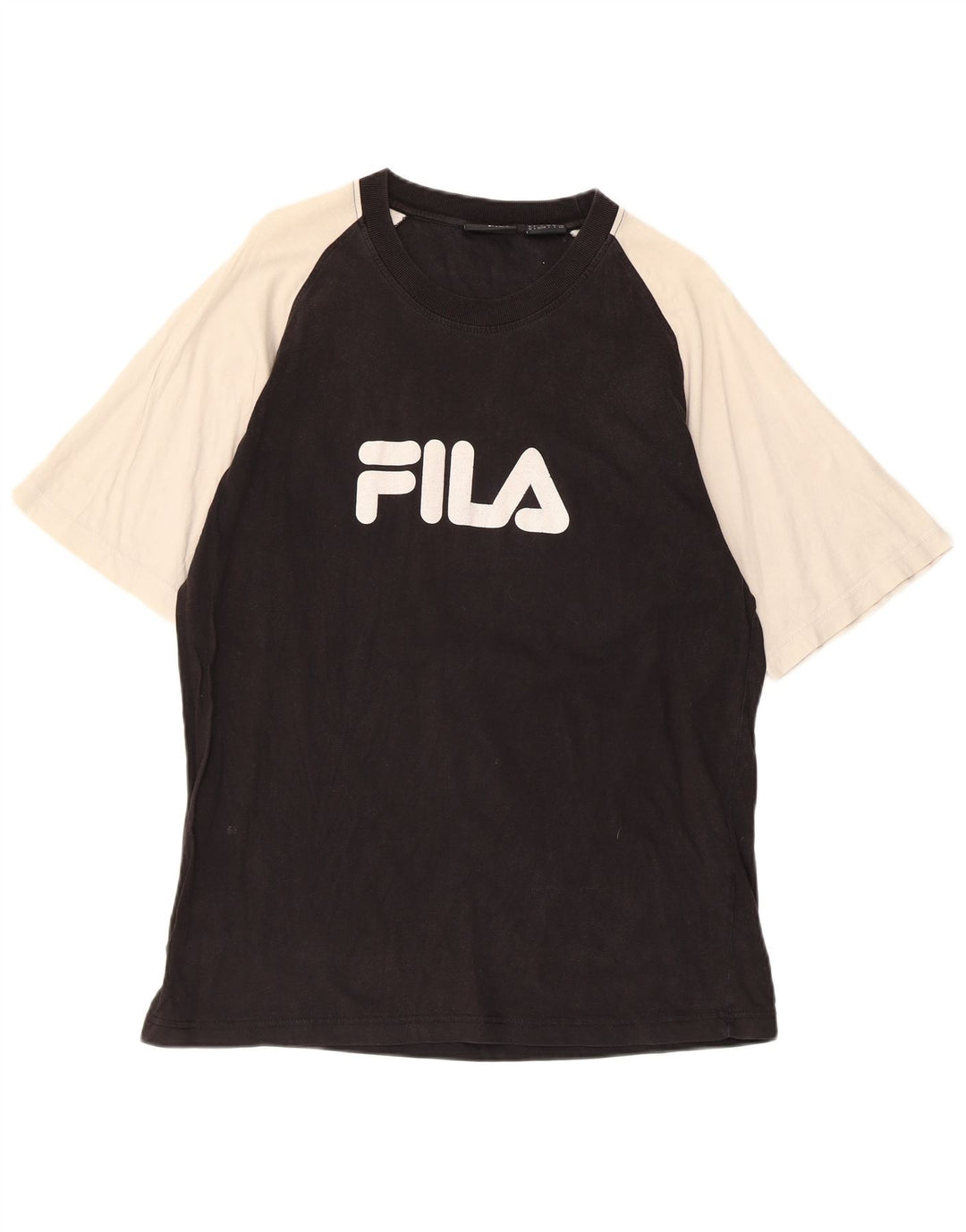 Fila - Camiseta gráfica para hombre, talla grande, color negro