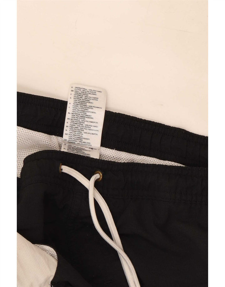 Adidas Hombre Bañador Corto Grande Negro Colorblock Poliéster