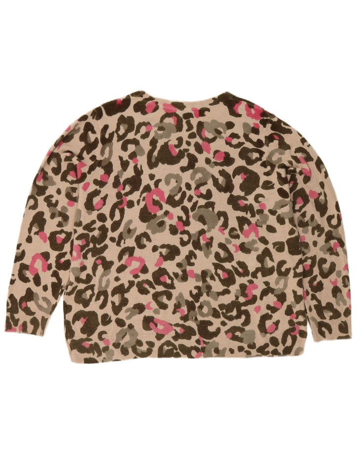 Marks & Spencer Suéter con Cuello Barco y Patrón Abstracto para Mujer UK 20 2XL