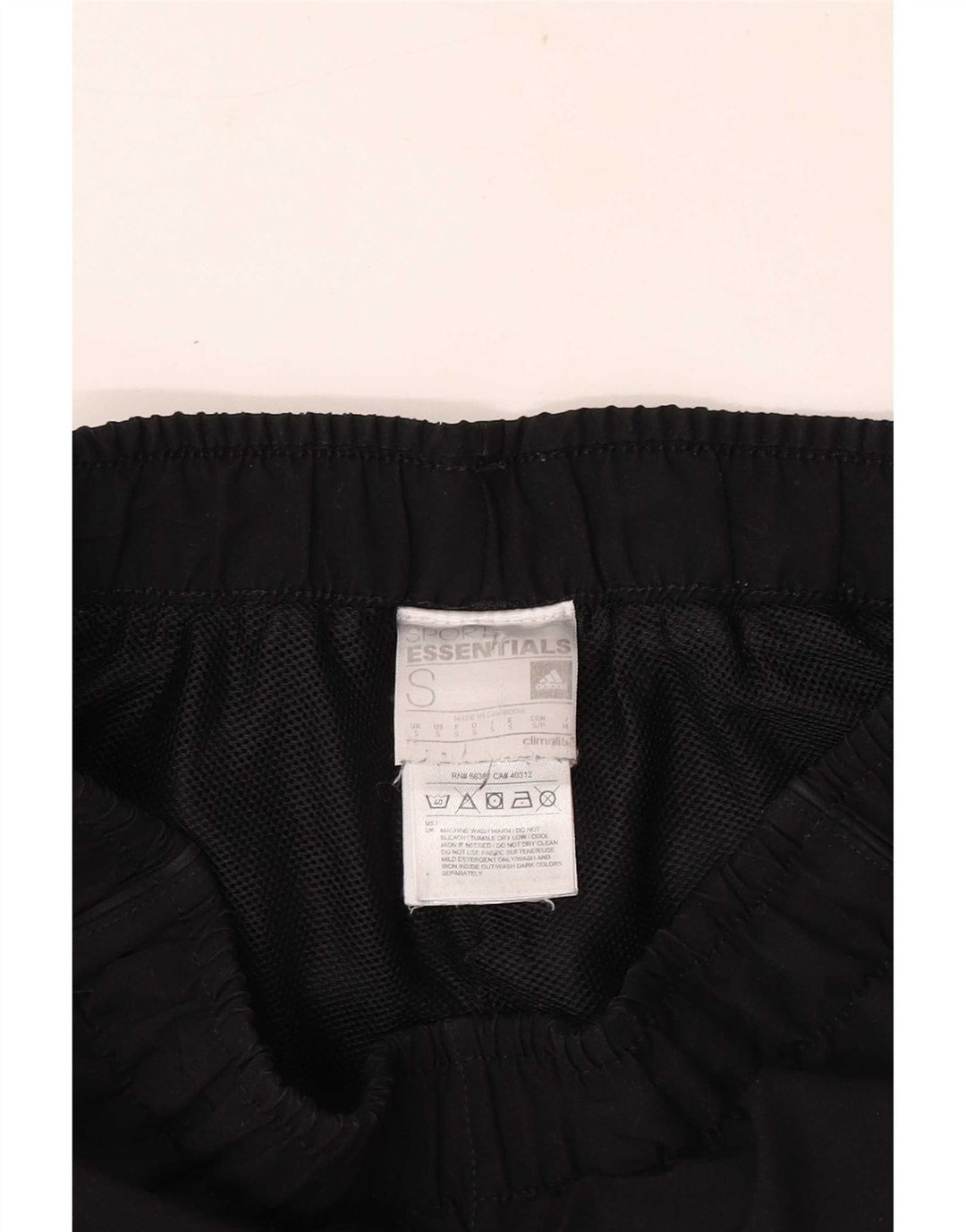 Adidas Mens Climalite Sport Shorts Pequeño Negro Poliéster
