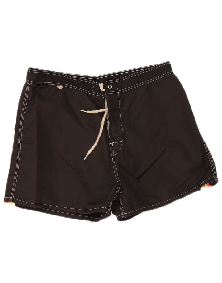 Sundek Bañador Hombre Mediano Nylon A Rayas Negro