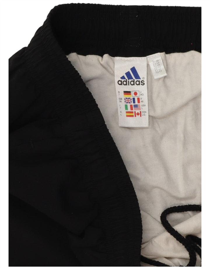 Adidas - Pantalones cortos deportivos para hombre, talla grande, poliéster, color negro