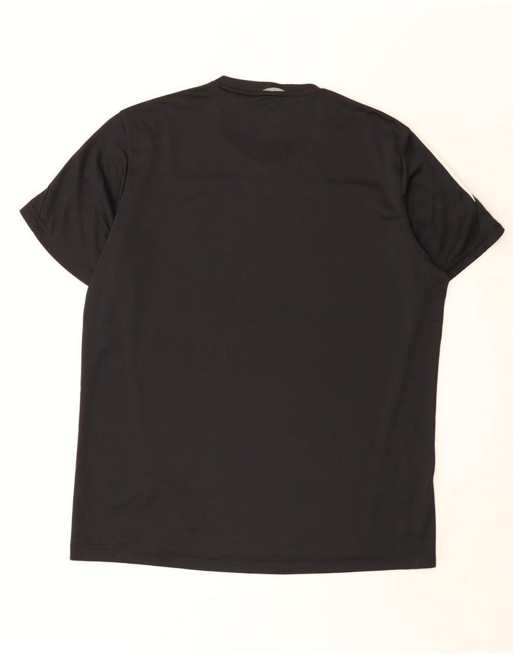 Adidas Hombres Climalite Grande Poliéster Negro