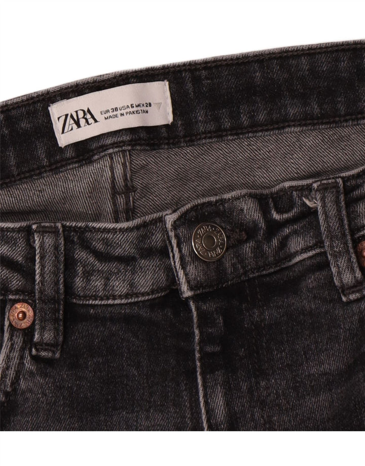 Zara Jeans Bootcut para Mujer EU 38 Small W28 L26 Gris